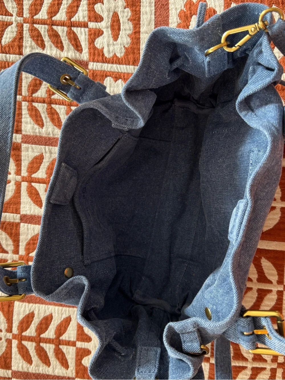 Gerard Darel Handbag in washed canvas - 18H & bag charm